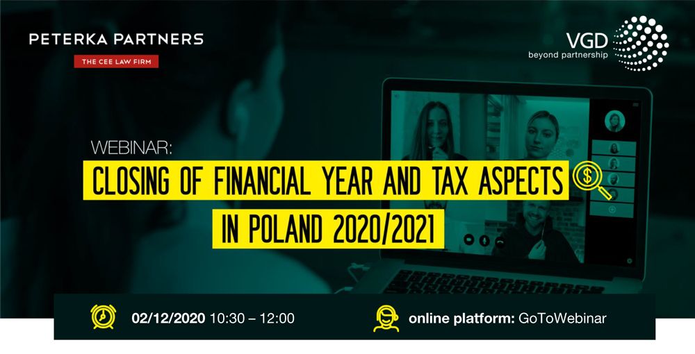 Closing financial year and tax aspects in Poland 2020/2021