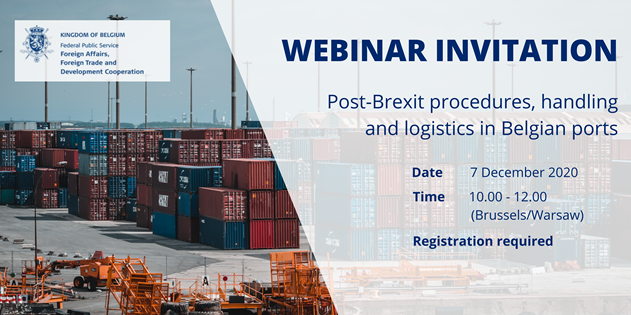 Post-Brexit procedures, handling and logistics in Belgian ports
