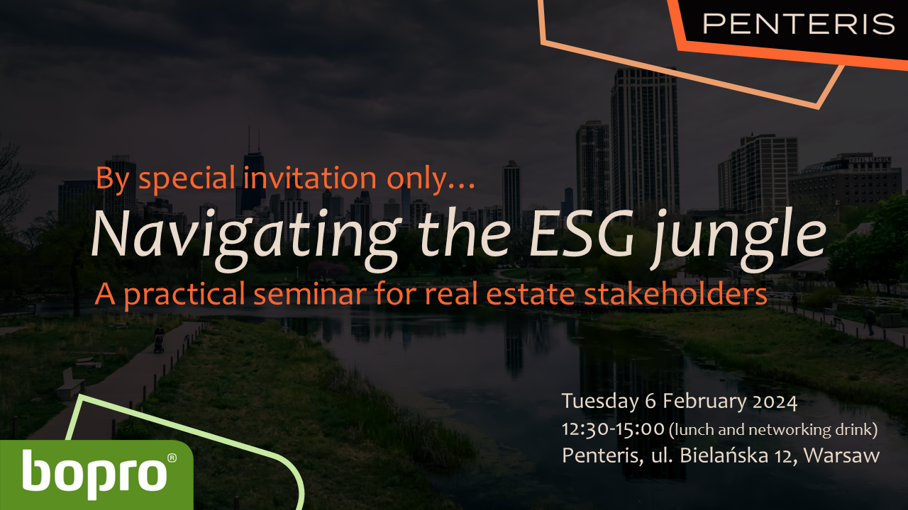 'Navigating the ESG Jungle' event by Bopro and Penteris