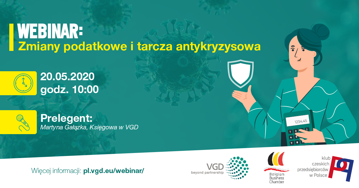 Zmiany podatkowe i tarcza antykryzysowa - webinar