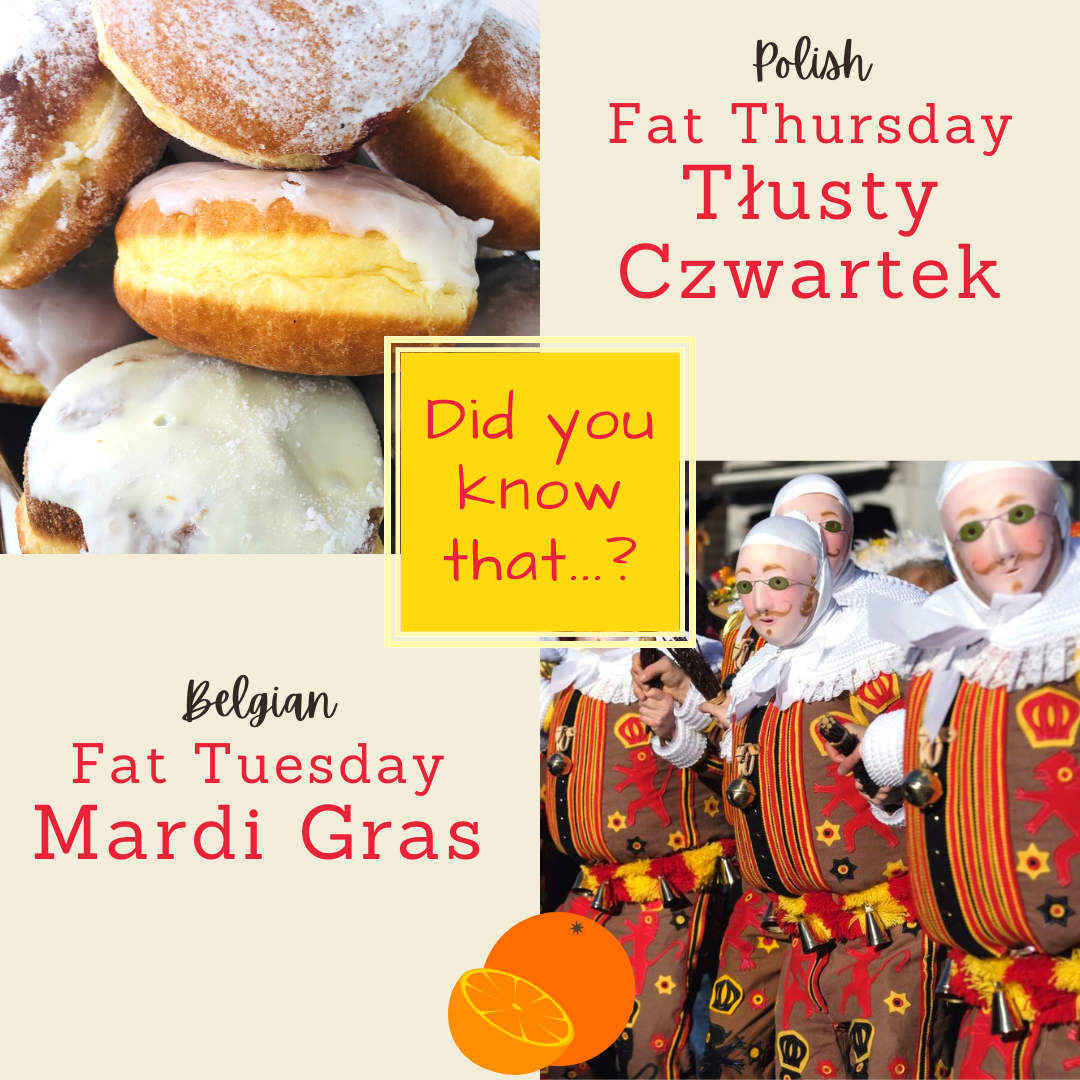 Tłusty Czwartek vs. Mardi Gras