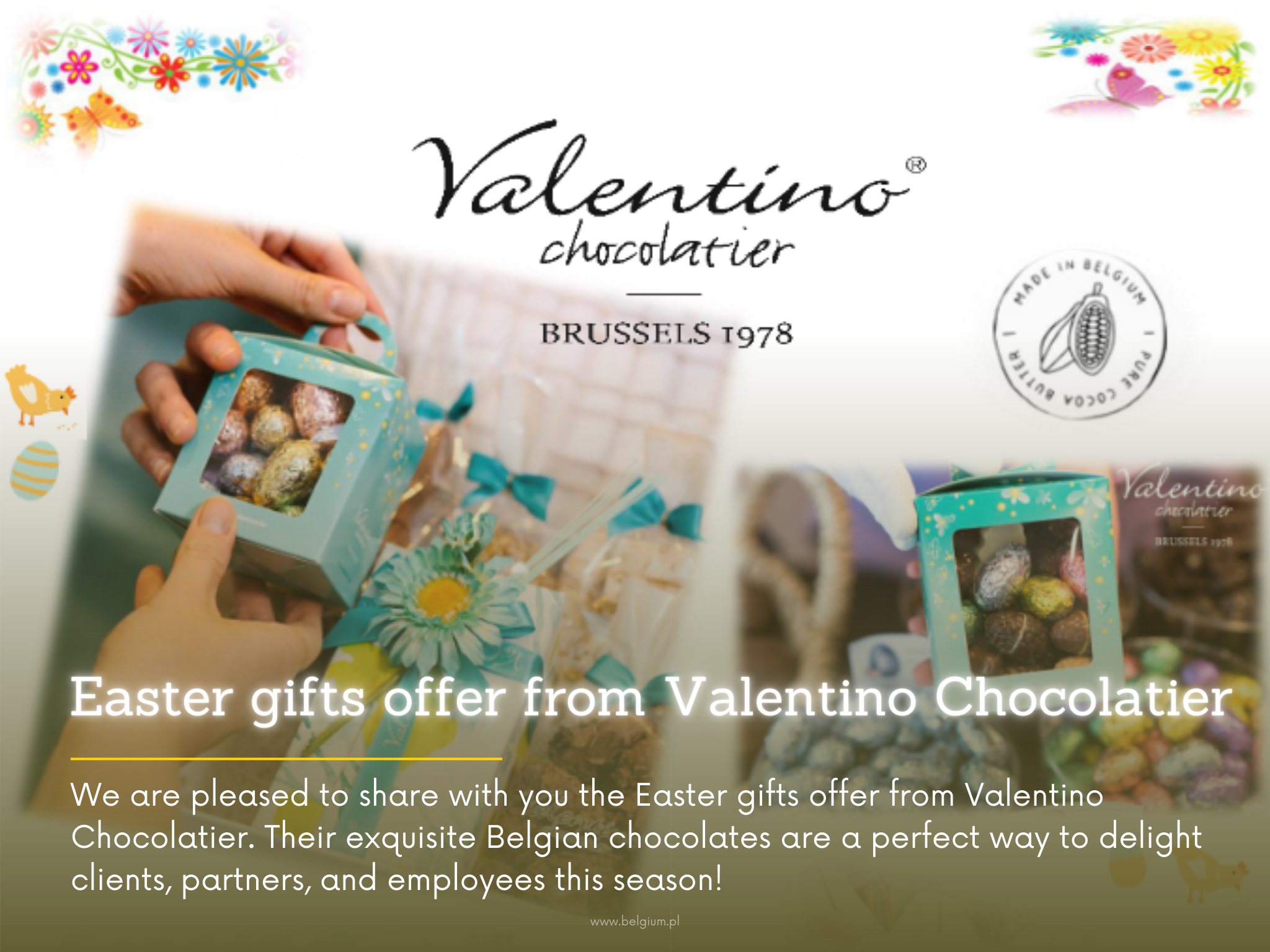Easter Gifts Offer from Valentino Chocolatier