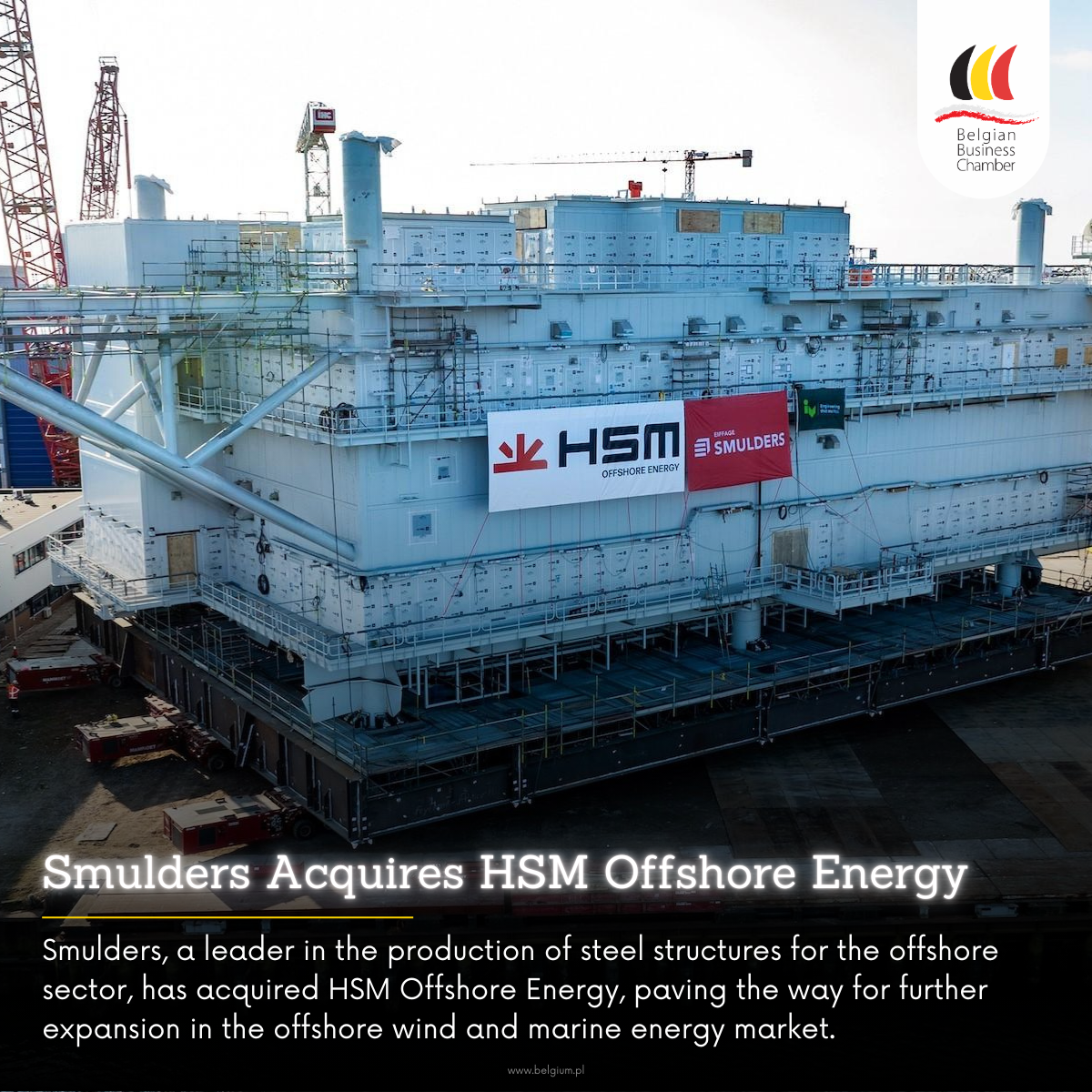 Smulders Acquires HSM Offshore Energy