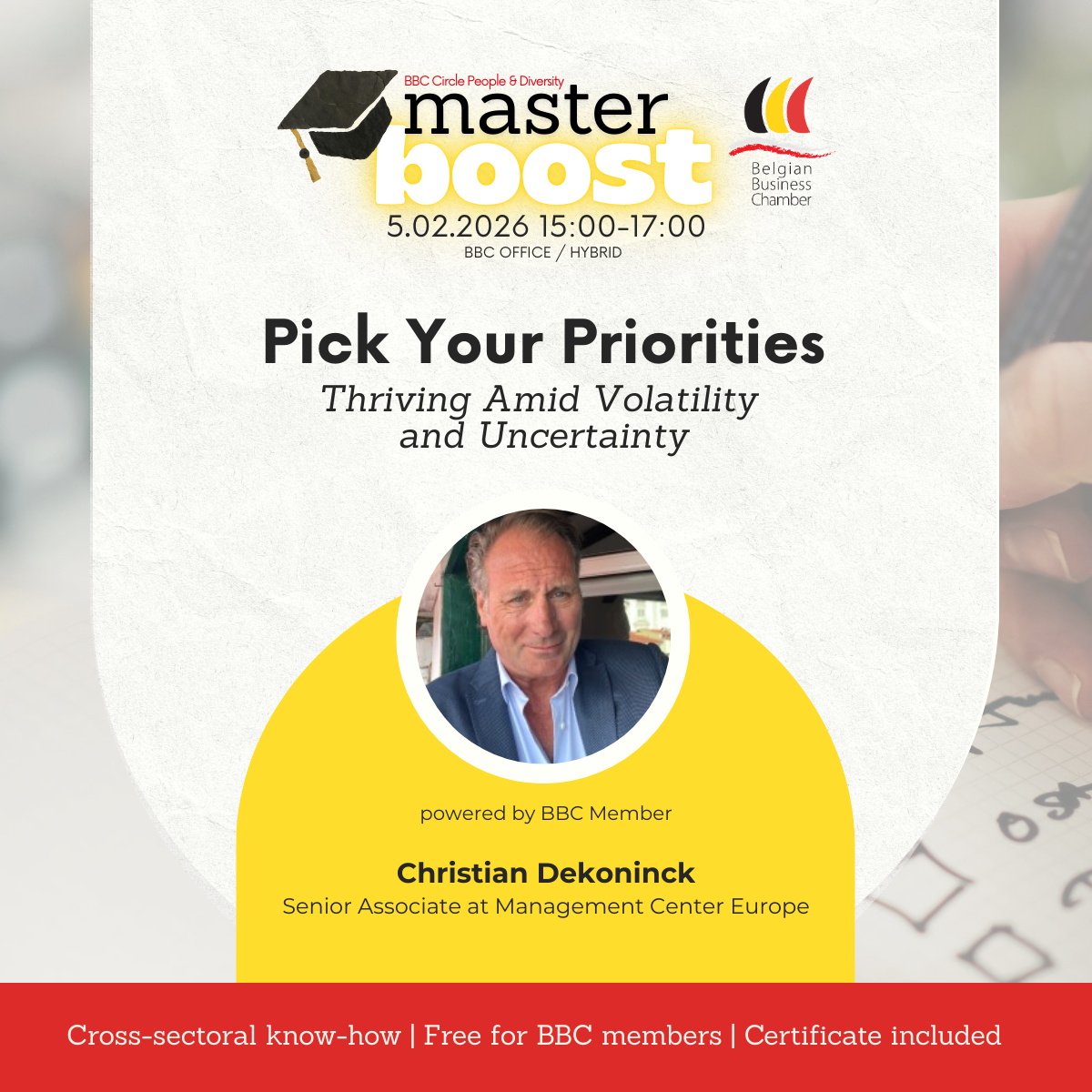 BBC MasterBoost - ‘Pick Your Priorities’