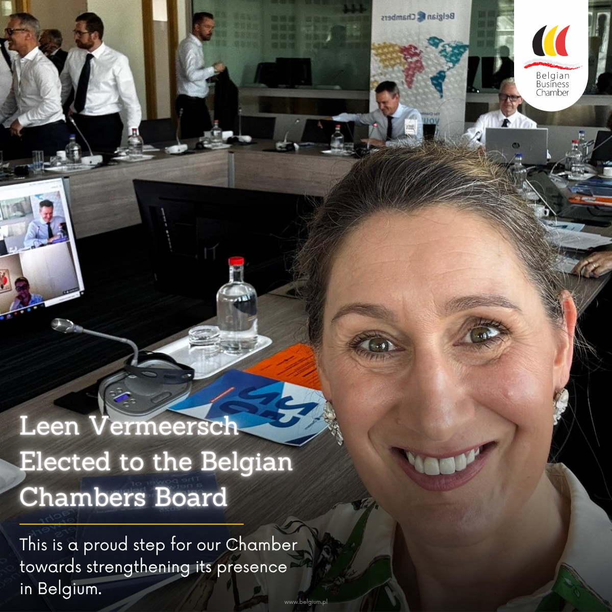 Leen Vermeersch Elected to the Belgian Chambers Board