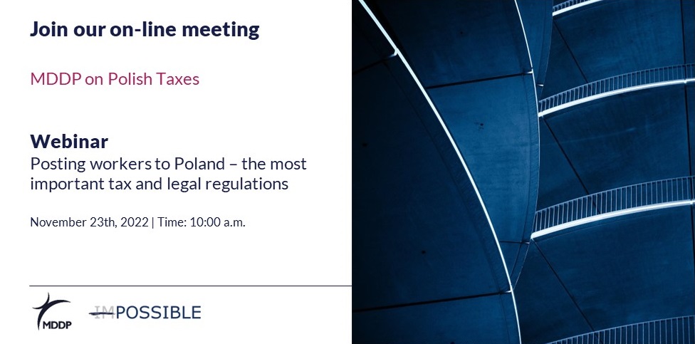 Posting workers to Poland – the most important tax and legal regulations | MDDP on Polish Taxes