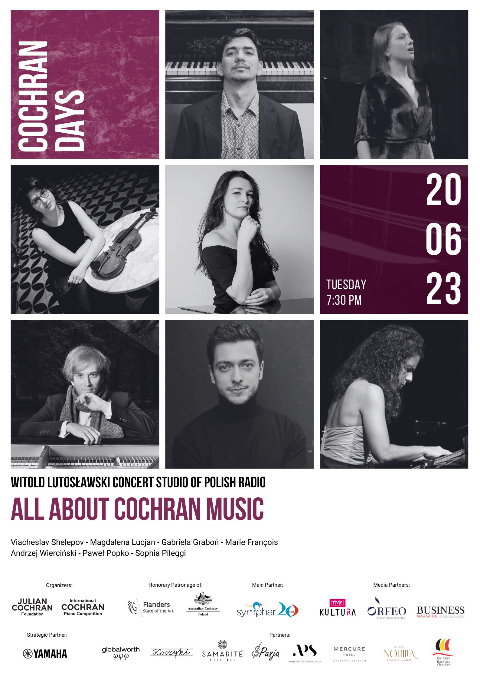 20.06.23 Cochran Days | The Witold Lutosławski Concert Studio of Polish Radio