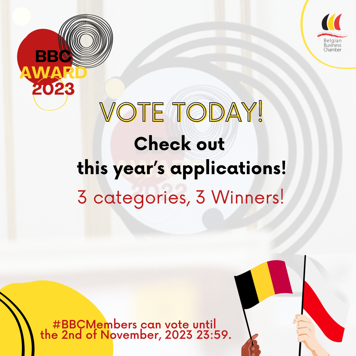 Belgian Business Chamber Award 2023 - Check out applications!