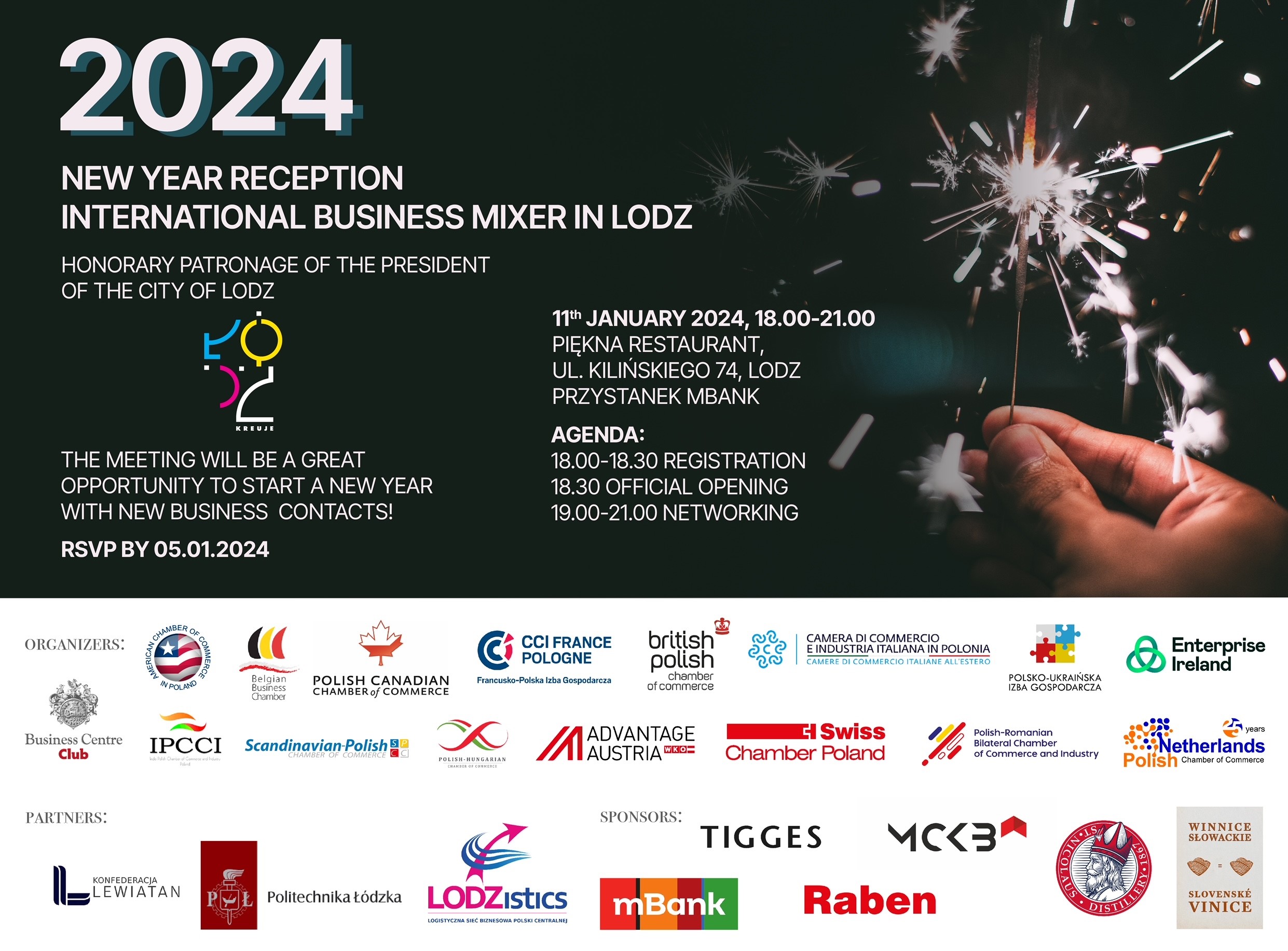 11.01.2024 International Business Mixer in Łódź with mBank